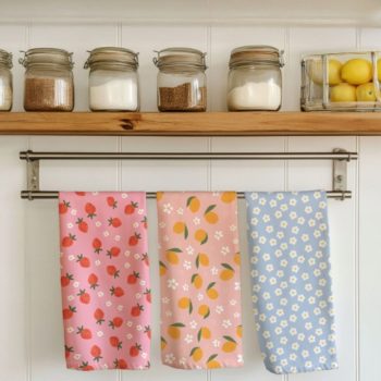   Juego de paños de cocina (3 piezas), 40×60 cm, 100% algodón (025)