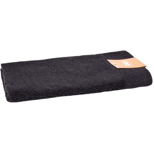 Aqua kéztörlő 30×50 cm – 100% pamut, 500 g/m² (fekete)